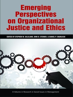 cover image of Emerging Perspectives on Organizational Justice and Ethics